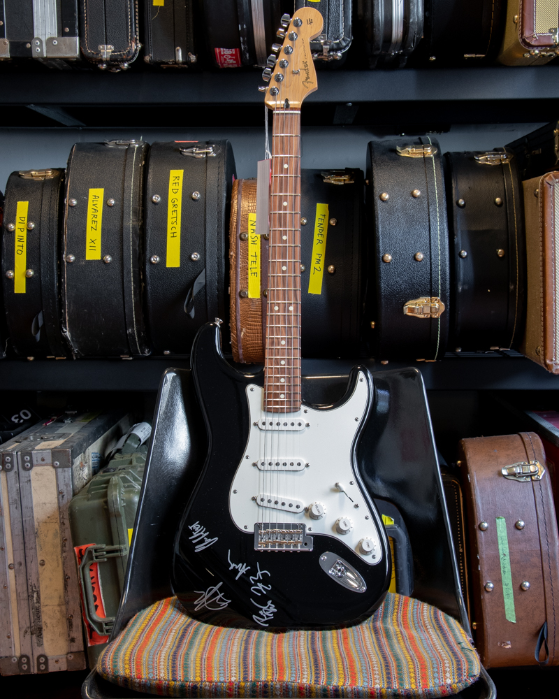 Autographed Fender Stratocastor