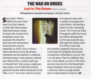 The War On Drugs - Prog - March 2014