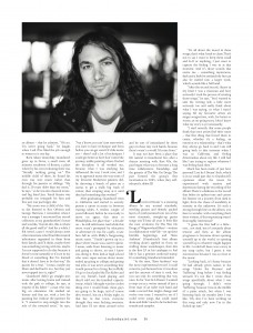 The War On Drugs - Loud and Quiet (feature p3) - August 2014.